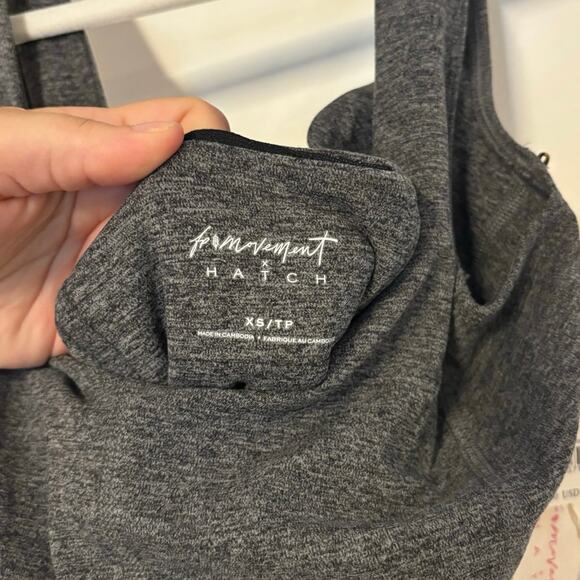 NWT Free People Movement x Hatch Never Better Heather One-piece Gray Size XS - Picture 6 of 8